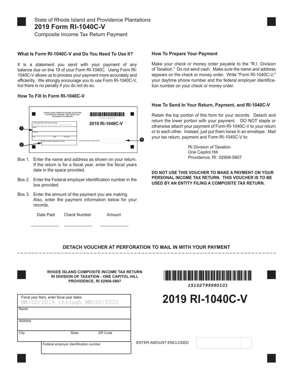 Rhode Island Fillable Tax Forms Printable Forms Free Online
