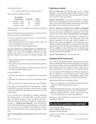 Instructions for Form OR-20-INS, 150-102-129 Oregon Insurance Excise Tax Return - Oregon, Page 12