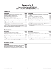 Instructions for Form OR-20-INS, 150-102-129 Oregon Insurance Excise Tax Return - Oregon, Page 13