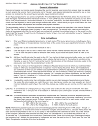 Form OW-8-ES-SUP Annualized Estimated Tax Worksheet - Oklahoma, Page 2