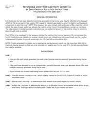 Form 578 Refundable Credit for Electricity Generated by Zero-Emission Facilities - Oklahoma, Page 2