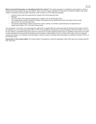 Form DTE105J Application for the Partial Exemption of a Qualifying Child Care Center - Ohio, Page 2