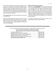 Instructions for Form UUT1 Universal Use Tax Return - Ohio, Page 2