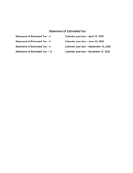 Form BFC-150 Statement of Estimated Tax - New Jersey, Page 13