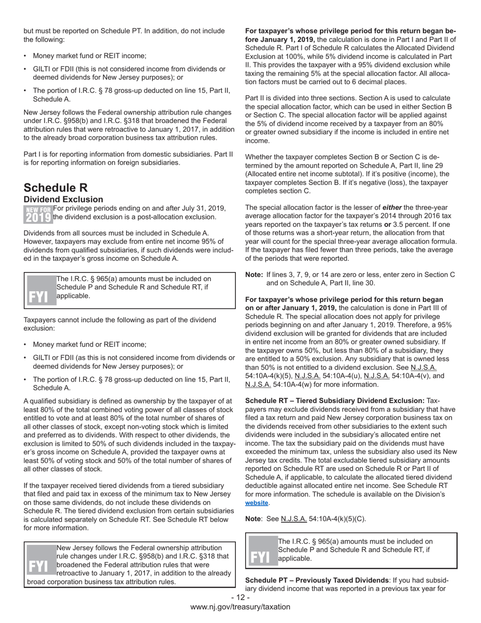 Instructions for Form BFC-1, BFC-150, BFC-160-A, BFC-160-B, BFC-200-T - New Jersey, Page 14