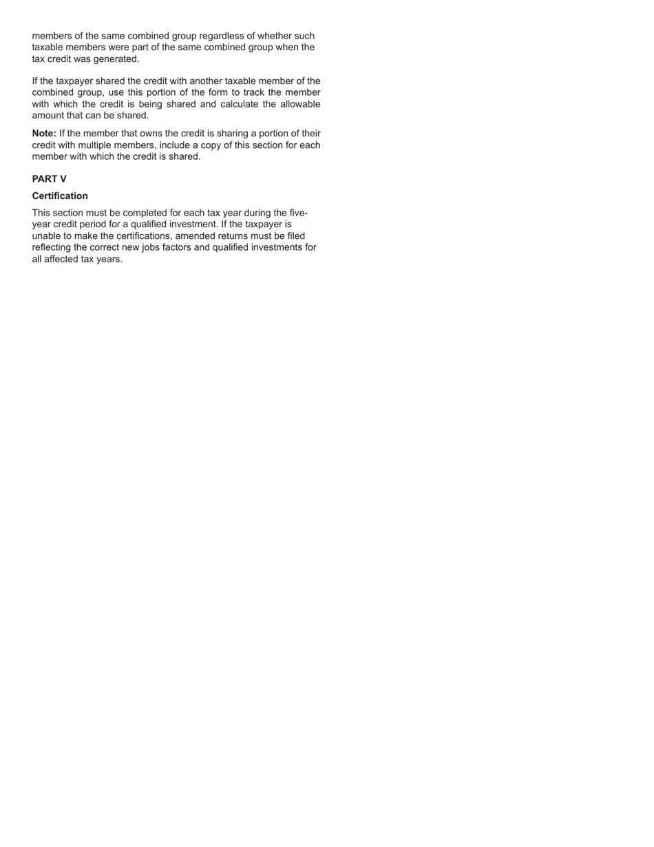 Form 304 New Jobs Investment Tax Credit - New Jersey, Page 6