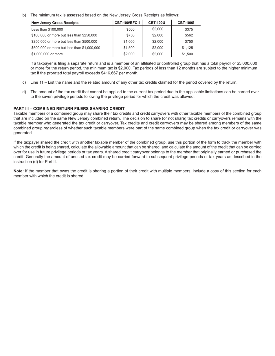 Form 318 Film Production Tax Credit - New Jersey, Page 4