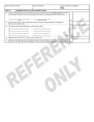 Form 323 Residential Economic Redevelopment and Growth Tax Credit - New Jersey, Page 2