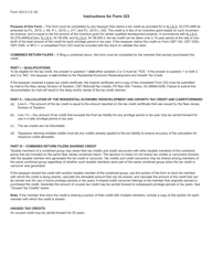 Form 323 Residential Economic Redevelopment and Growth Tax Credit - New Jersey, Page 3