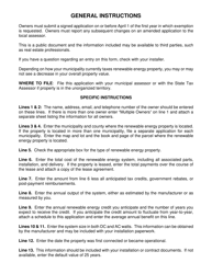 Application for Renewable Energy Equipment Exemption - Maine, Page 2