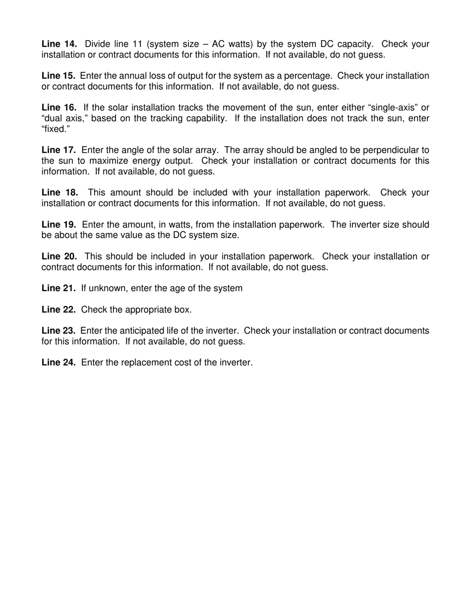 Application for Renewable Energy Equipment Exemption - Maine, Page 3