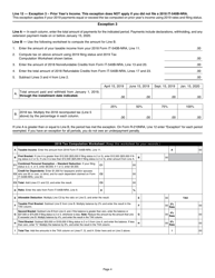 Instructions for Form R-210NRA Underpayment of Individual Income Tax Penalty Computation - Nonresident Professional Athlete - Louisiana, Page 4