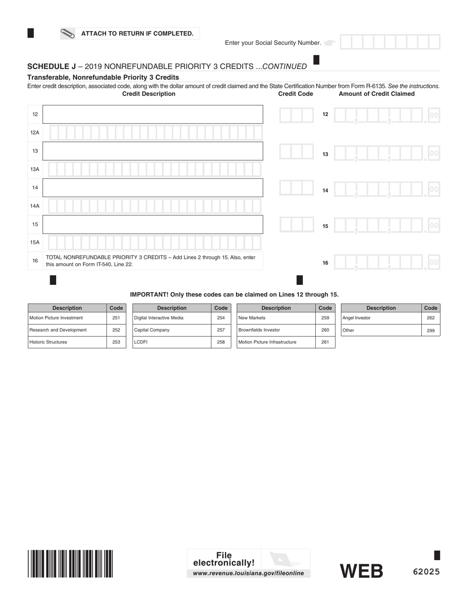 Form IT-540 Louisiana Resident Income Tax Return - Louisiana, Page 13