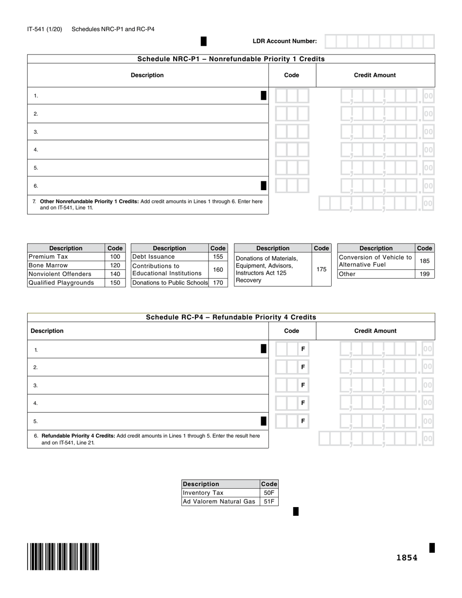 Form IT-541 Fiduciary Income Tax Return - Louisiana, Page 4