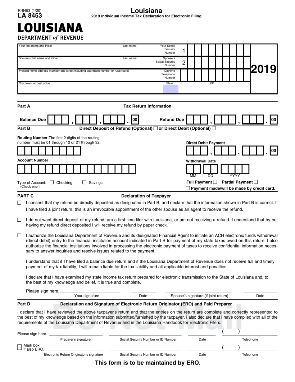 form-r-8453-2019-fill-out-sign-online-and-download-fillable-pdf-louisiana-templateroller
