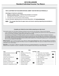 Document preview: Instructions for Form 200-01 Delaware Individual Resident Income Tax Form - Delaware