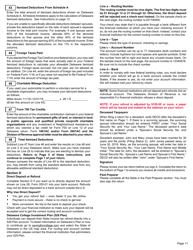 Instructions for Form 200-01 Delaware Individual Resident Income Tax Form - Delaware, Page 11