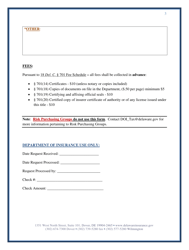 Standard Certificate Request Form - Delaware, Page 3