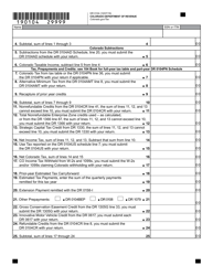 Form DR0104 Colorado Individual Income Tax Return - Colorado, Page 2