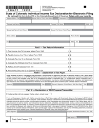 Form DR8453 State of Colorado Individual Income Tax Declaration for Electronic Filing - Colorado, Page 2