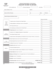 Document preview: Form IT-41 (State Form 11458) Fiduciary Income Tax Return - Indiana