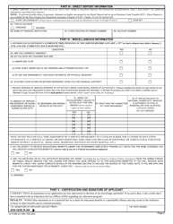 VA Form 22-1995 Request for Change of Program or Place of Training, Page 2