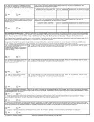 VA Form 21A Application for Accreditation as a Claims Agent or Attorney, Page 2