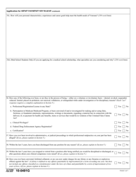 VA Form 10-0491G Application for Health Professional Scholarship Program (Hpsp), Visual Impairment and Orientation and Mobility Professionals Scholarship Program (Viompsp), &amp;veterans Healing Veterans Medical Access and Education Scholarship Program (Vhvmaesp), Page 5