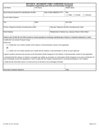 VA Form 10-10CG Application for Comprehensive Assistance for Family Caregivers Program, Page 5