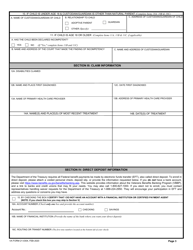 VA Form 21-0304 Application for Benefits for a Qualifying Veteran&#039;s Child Born With Disabilities, Page 3