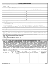 VA Form 21P-527 Income, Asset, and Employment Statement, Page 6