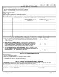 VA Form 22-1990N Application for VA Education Benefits Under the National Call to Service (Ncs) Program, Page 4