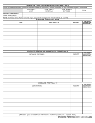 Form SF-1435 Settlement Proposal (Inventory Basis), Page 2