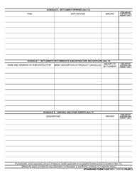 Form SF-1435 Settlement Proposal (Inventory Basis), Page 3