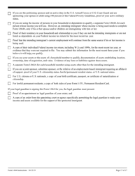Instructions for USCIS Form I-864 Affidavit of Support Under Section 213a of the Ina, Page 17