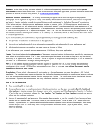 Instructions for USCIS Form I-90 Application to Replace Permanent Resident Card, Page 2