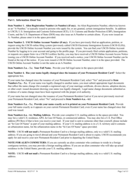Instructions for USCIS Form I-90 Application to Replace Permanent Resident Card, Page 3