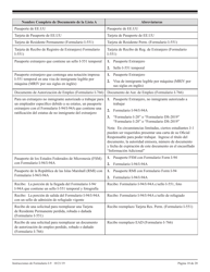 Instrucciones para USCIS Formulario I-9 Verificacion De Elegibilidad De Empleo (Spanish), Page 10