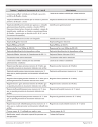 Instrucciones para USCIS Formulario I-9 Verificacion De Elegibilidad De Empleo (Spanish), Page 12