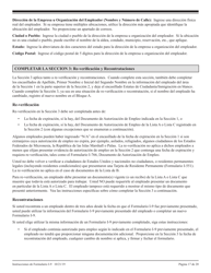 Instrucciones para USCIS Formulario I-9 Verificacion De Elegibilidad De Empleo (Spanish), Page 17