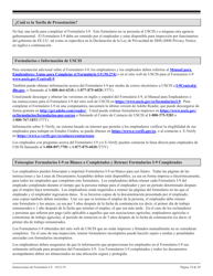 Instrucciones para USCIS Formulario I-9 Verificacion De Elegibilidad De Empleo (Spanish), Page 19