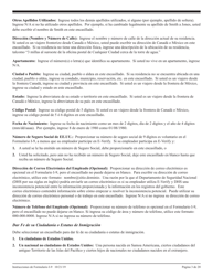 Instrucciones para USCIS Formulario I-9 Verificacion De Elegibilidad De Empleo (Spanish), Page 3