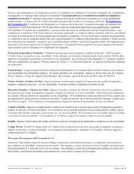 Instrucciones para USCIS Formulario I-9 Verificacion De Elegibilidad De Empleo (Spanish), Page 6