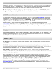 Instructions for USCIS Form I-485 Supplement A Adjustment of Status Under Section 245 (I), Page 10