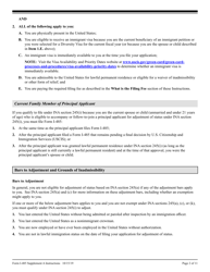 Instructions for USCIS Form I-485 Supplement A Adjustment of Status Under Section 245 (I), Page 2