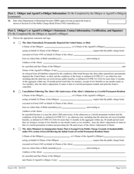 USCIS Form I-356 Request for Cancellation of Public Charge Bond, Page 3