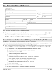 USCIS Form I-356 Request for Cancellation of Public Charge Bond, Page 7