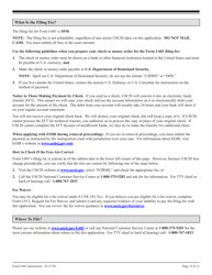 Instructions for USCIS Form I-601 Application for Waiver of Grounds of Inadmissibility, Page 19