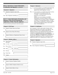 USCIS Form I-601 Application for Waiver of Grounds of Inadmissibility, Page 9