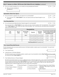 USCIS Form I-912 Request for Fee Waiver, Page 3